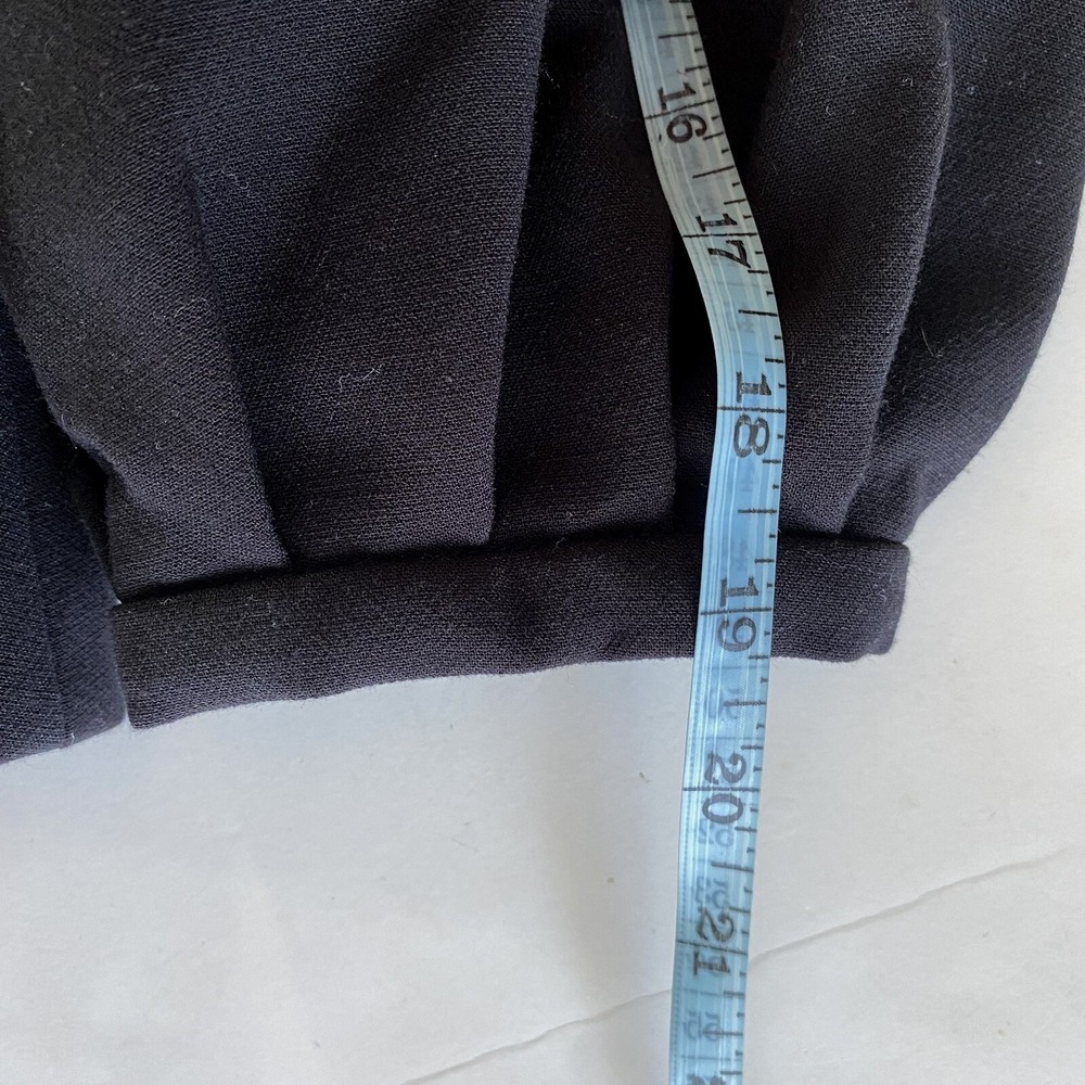 CAbi Abbott Jacket Blazer #3027 Puff Statement Sleeve Button Front Black Sz 4 - Picture 12 of 12